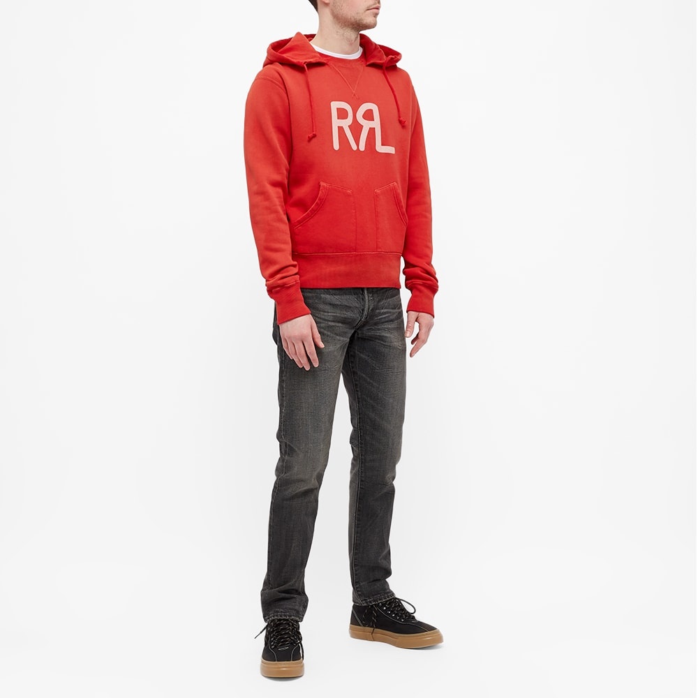 RRL Logo Popover Hoody - 6