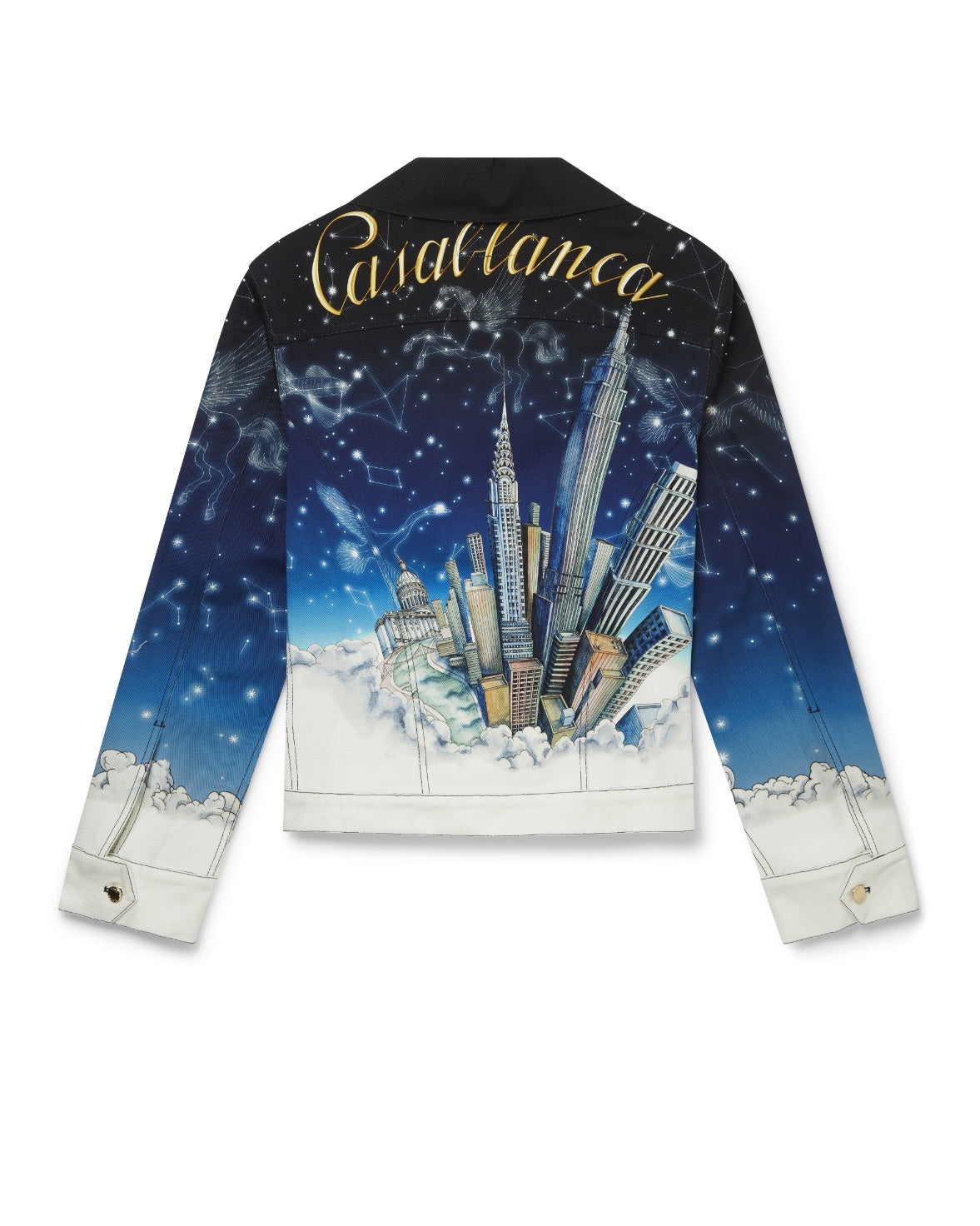 Vol De Nuit Printed Denim Jacket - 2