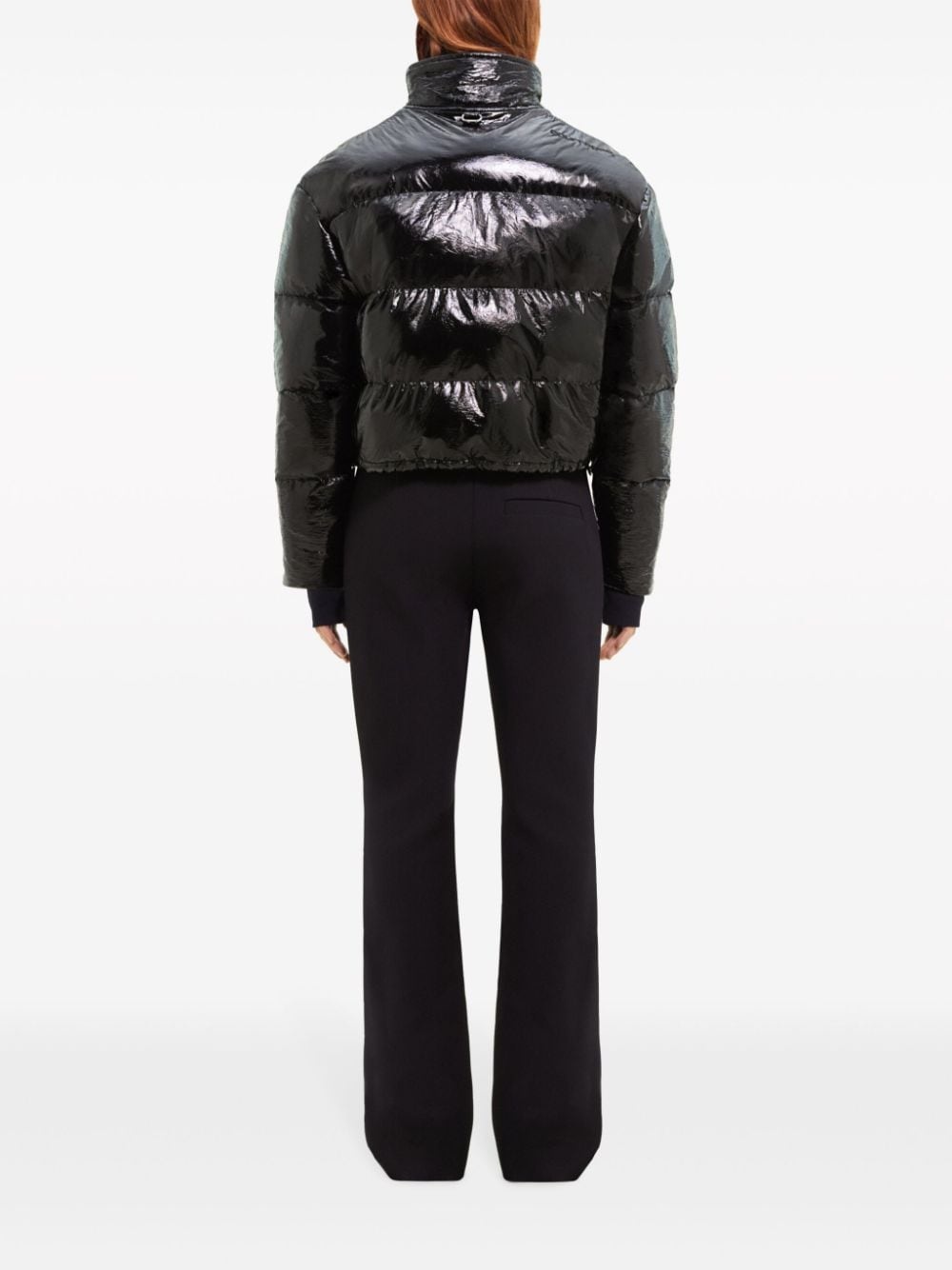Courreges Women Piumino Crop In Vinile - 4