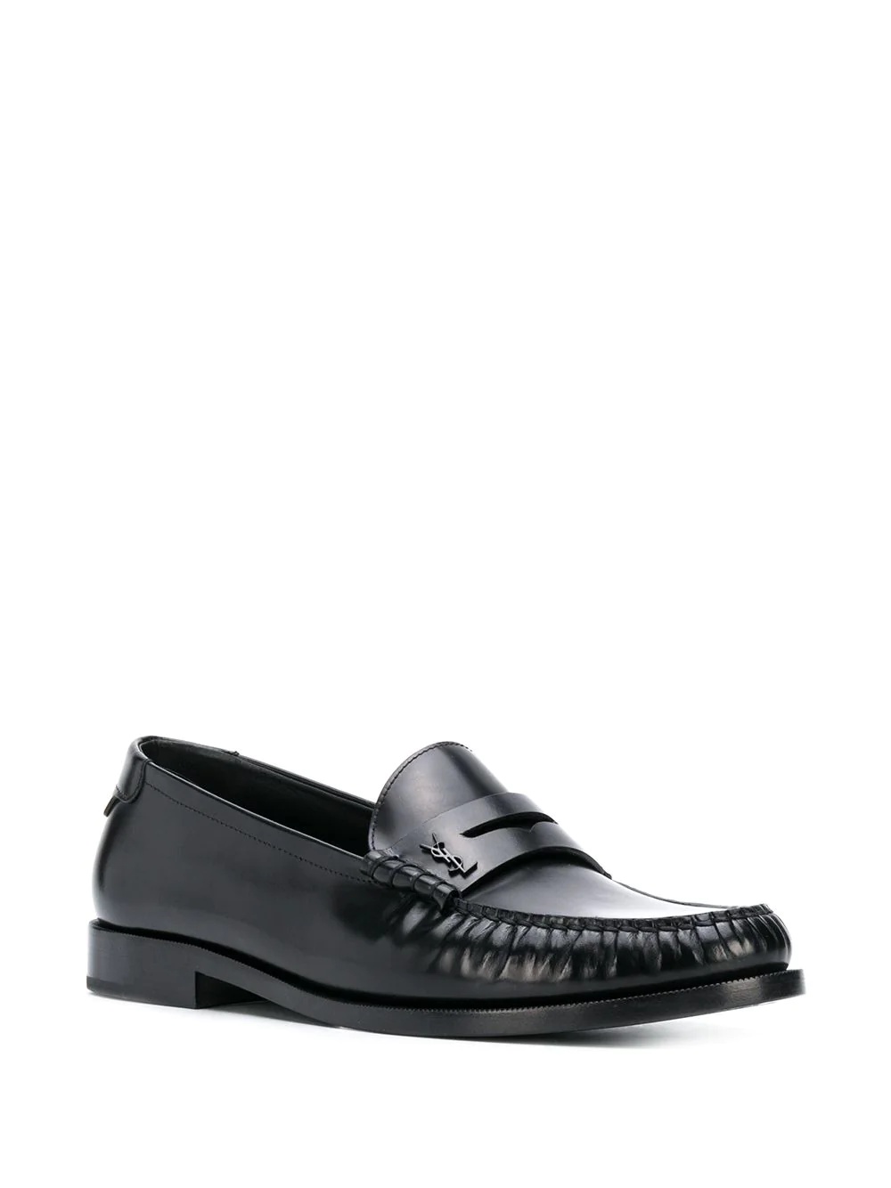 Monogram penny loafers - 2