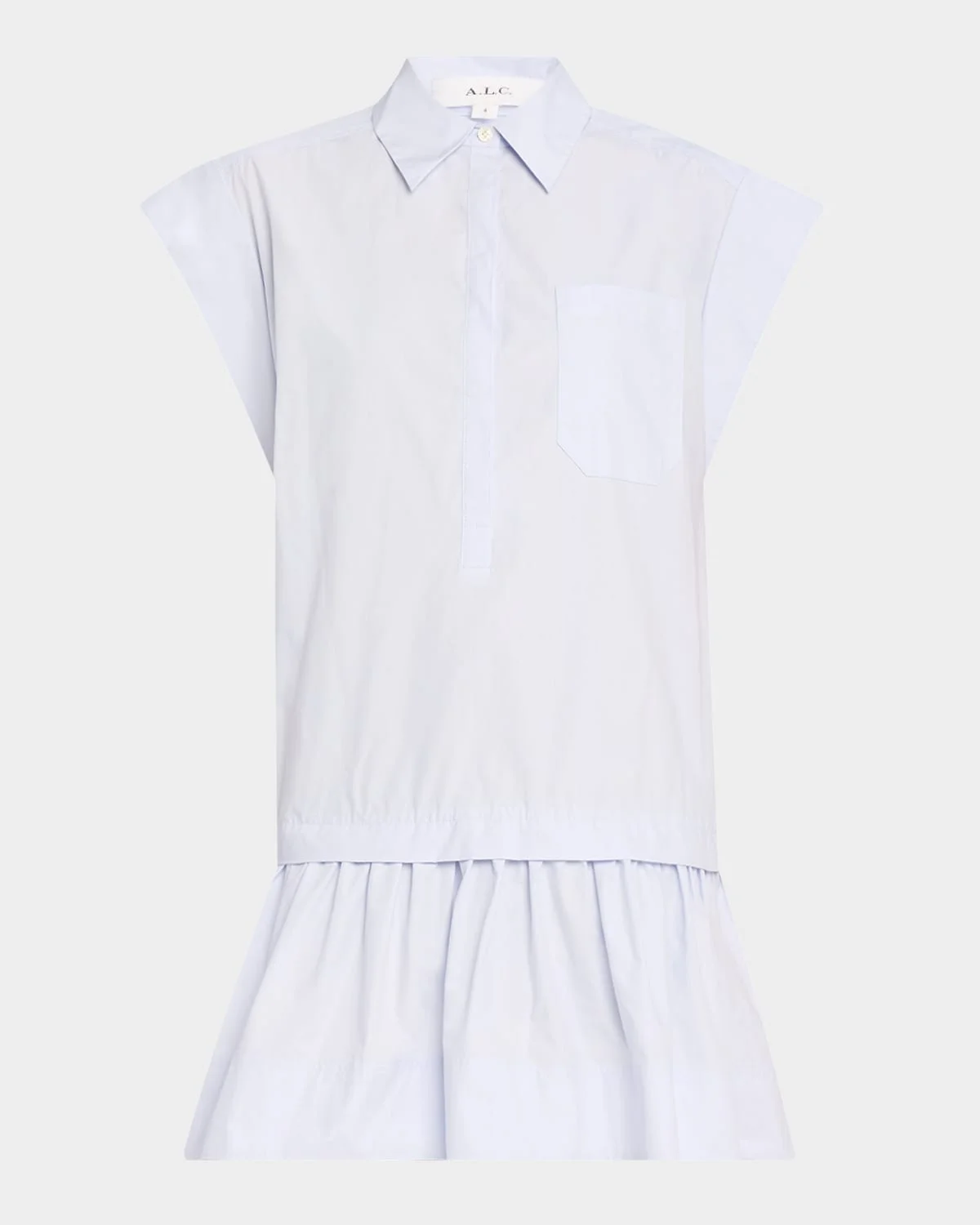 Brock Drop-Waist Shirtdress - 1