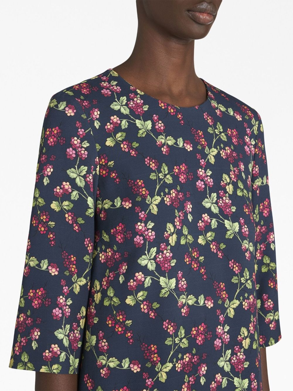 graphic-print shift-style dress - 4