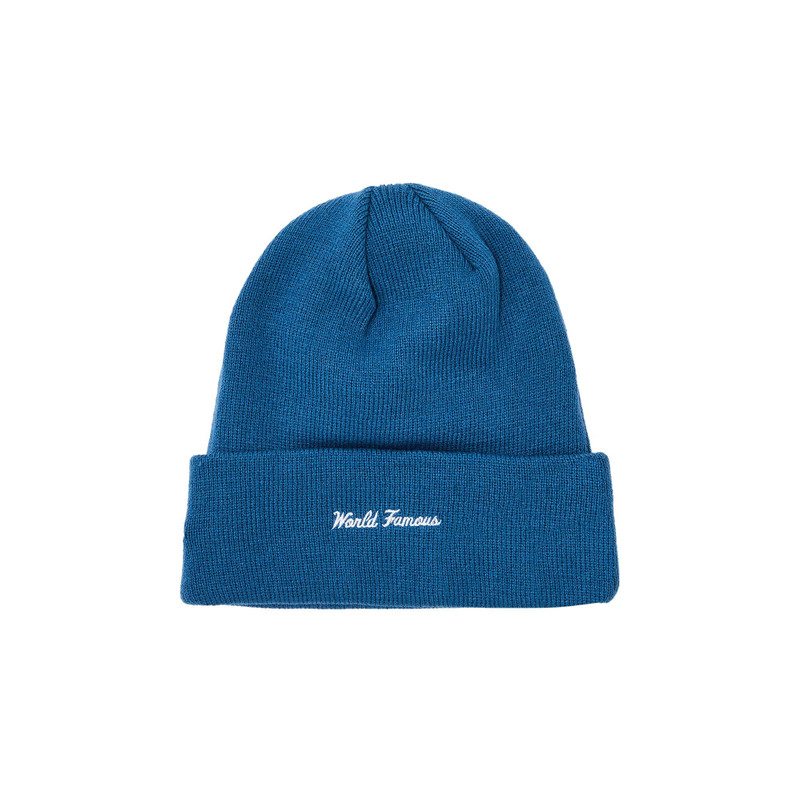Supreme Supreme x New Era Box Logo Beanie 'Blue' outlook