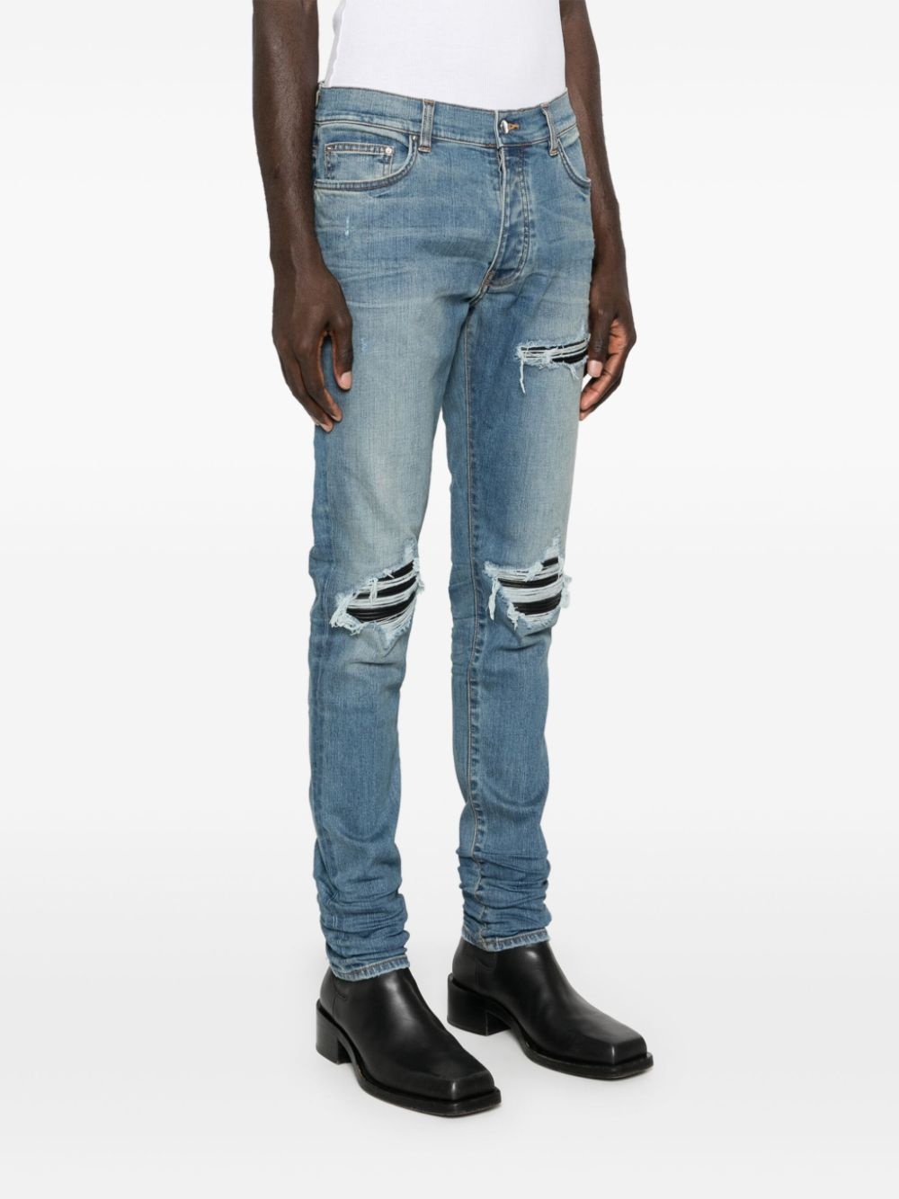 Mx1 Distressed-Effect Skinny Jeans - 3