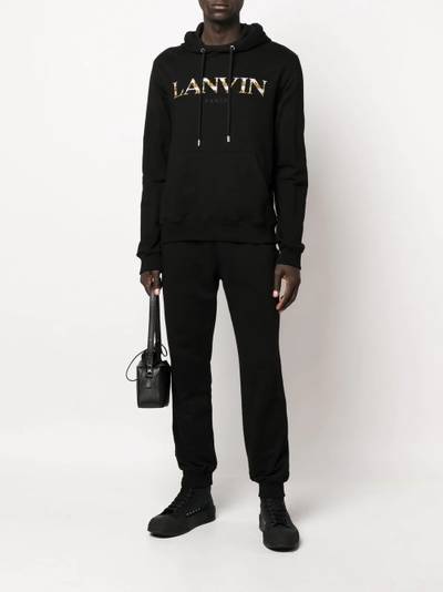 Lanvin Curb woven drawstring track pants outlook