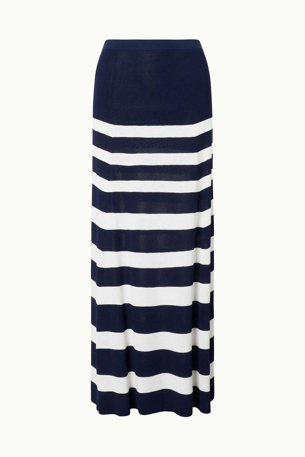 STAUD SWIRLING SKIRT NAVY WHITE - 1