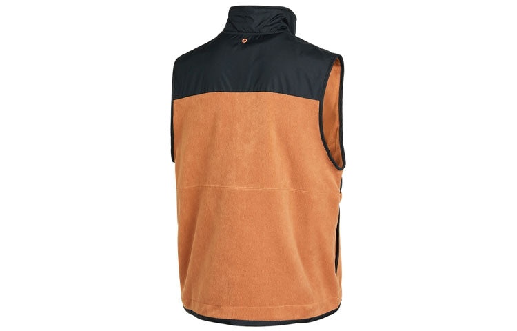 Air Jordan As M J Jmpmn Vest Basketball Sports Fleece Lined Zipper Stand Collar Black Brown DC9662-2 - 2