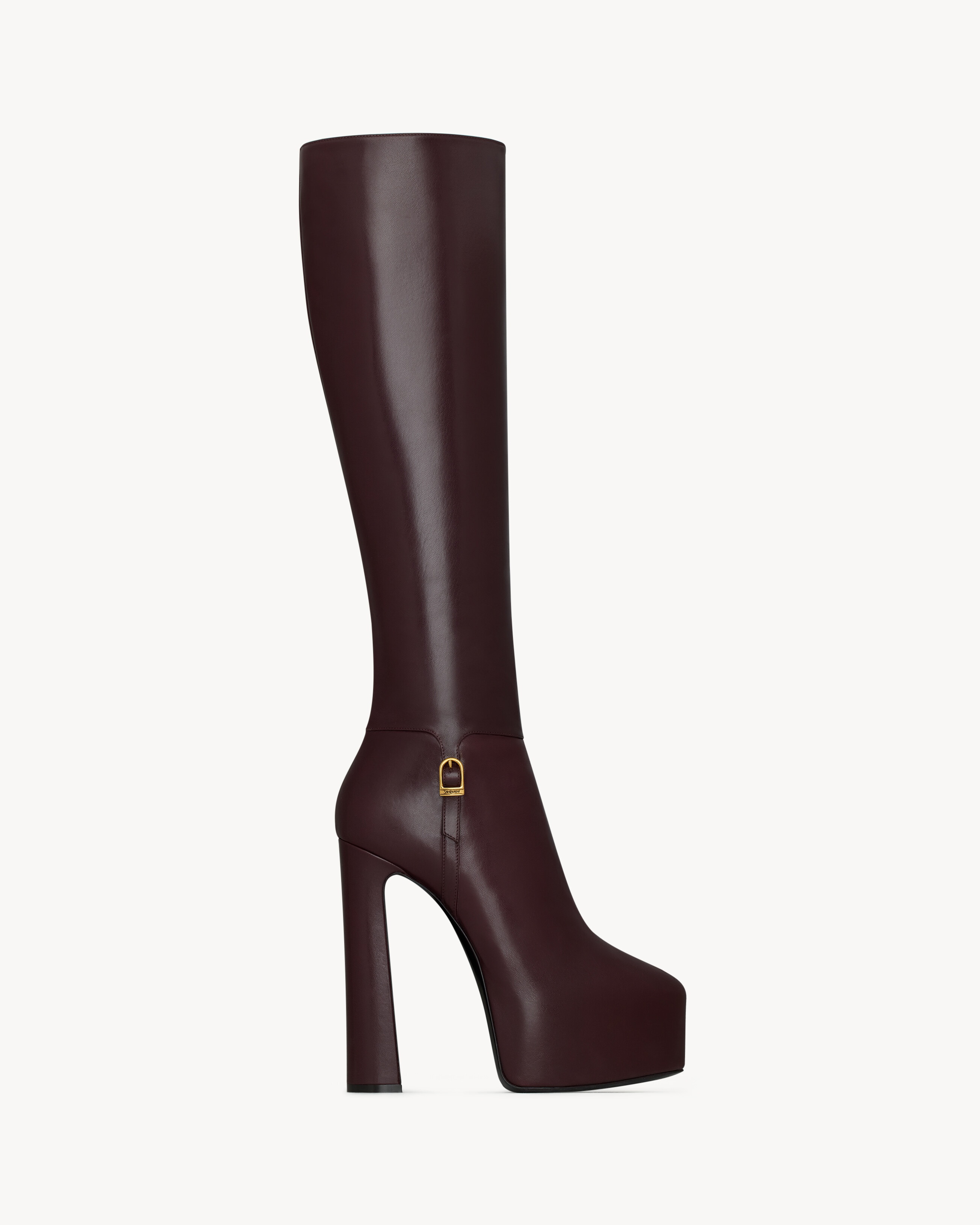 NICO PLATFORM BOOTS IN SMOOTH LEATHER - 1