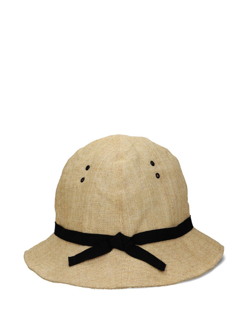 Sainttropez ribbon cloche hat 1