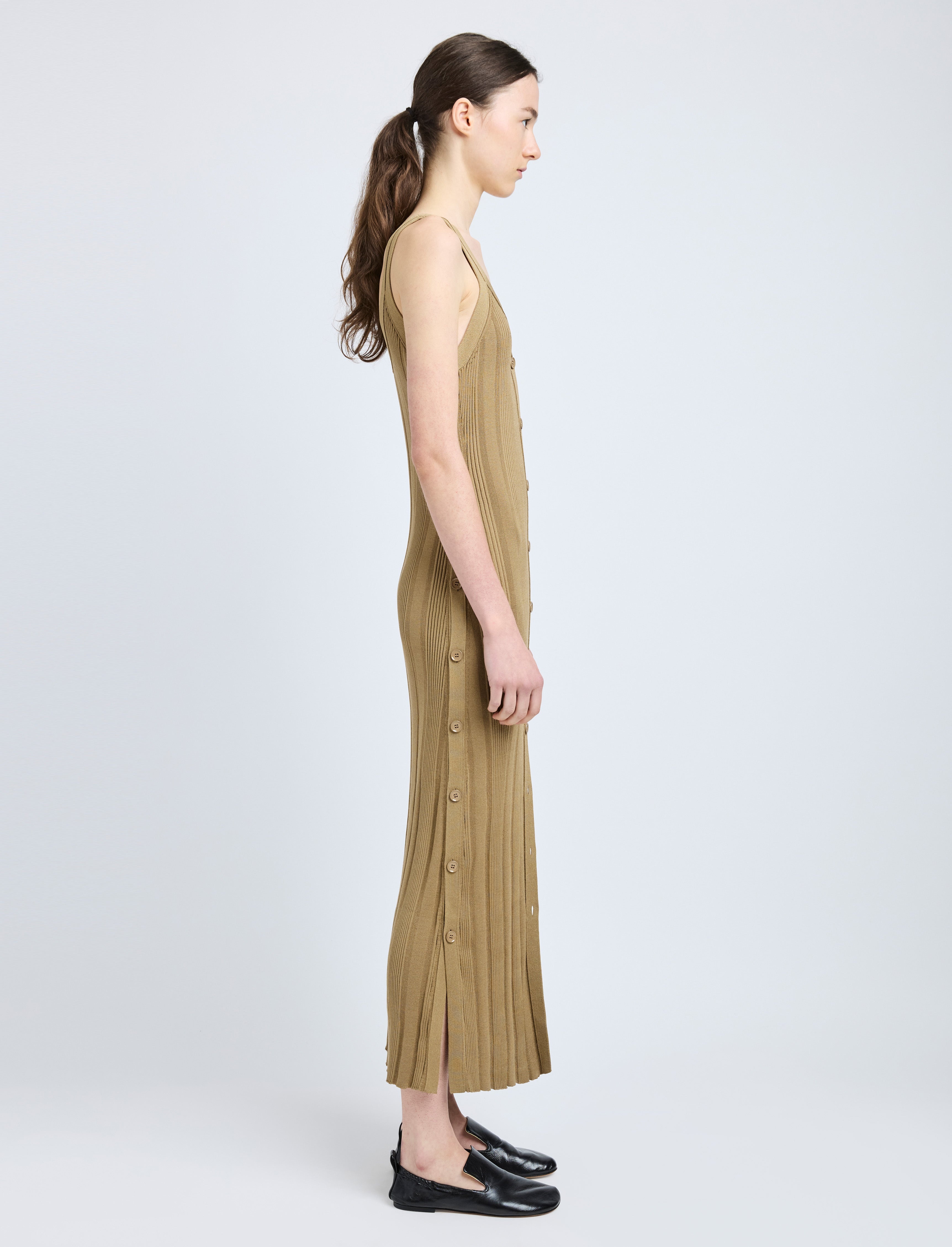 Ellis Dress in Column Rib - 3