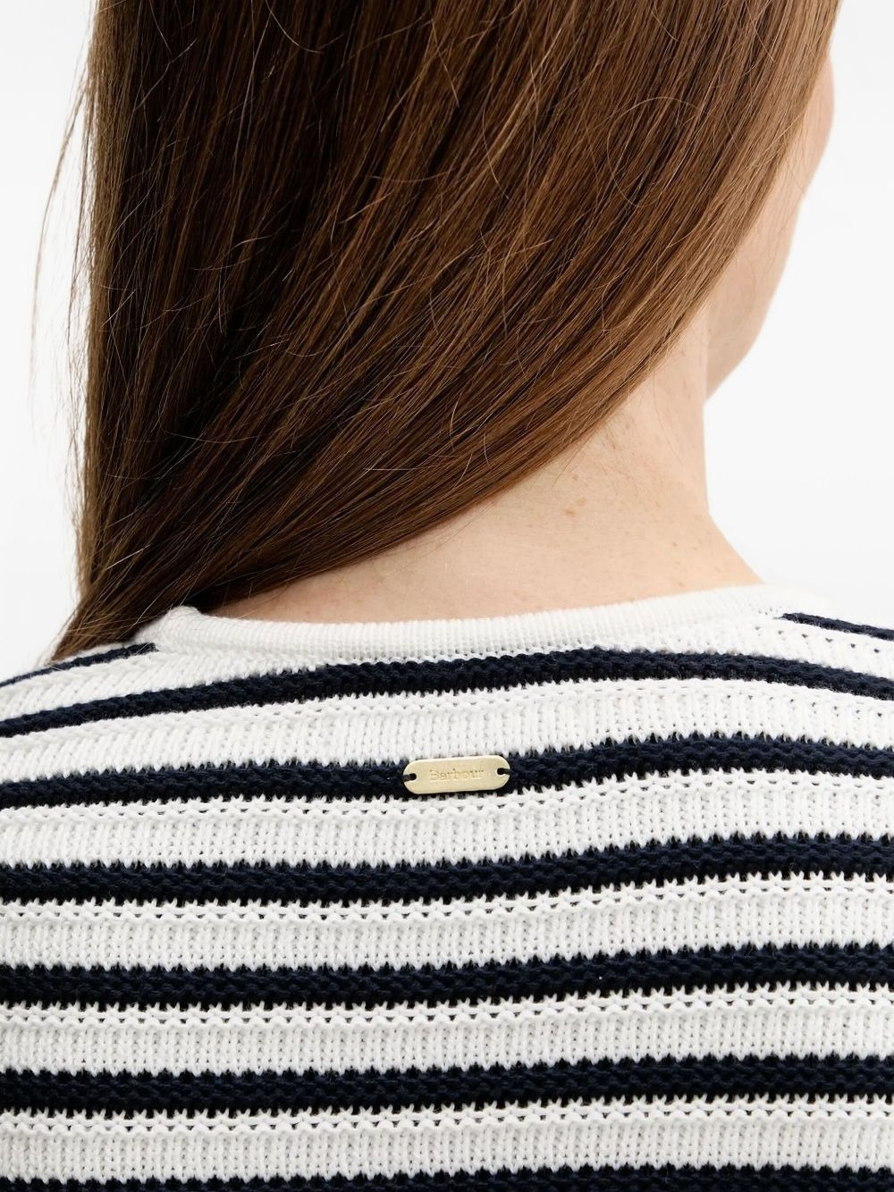 striped double-breasted cardigan - 3