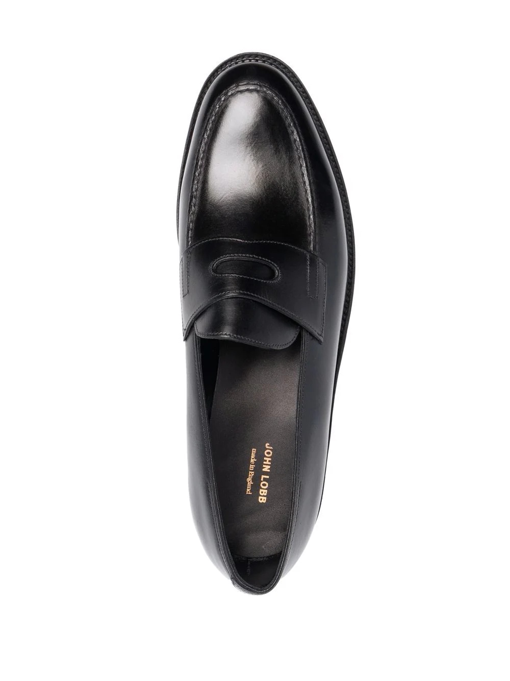 slip-on leather loafers - 4