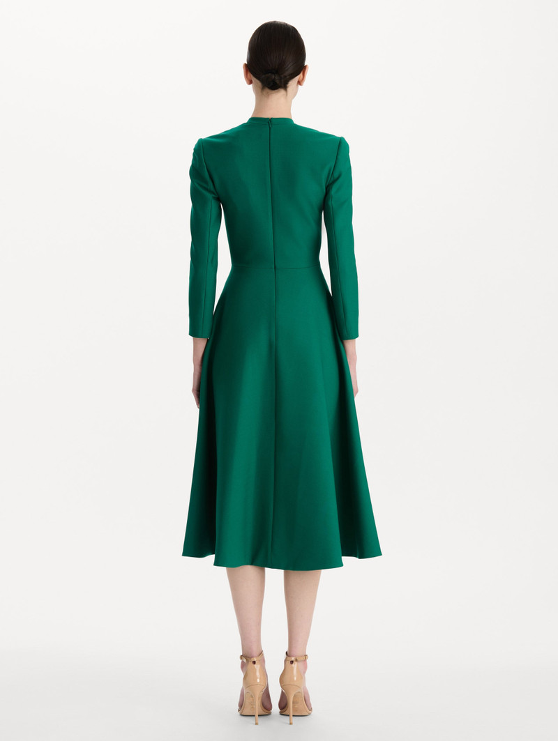 WOOL-BLEND LONG-SLEEVE DRESS 3