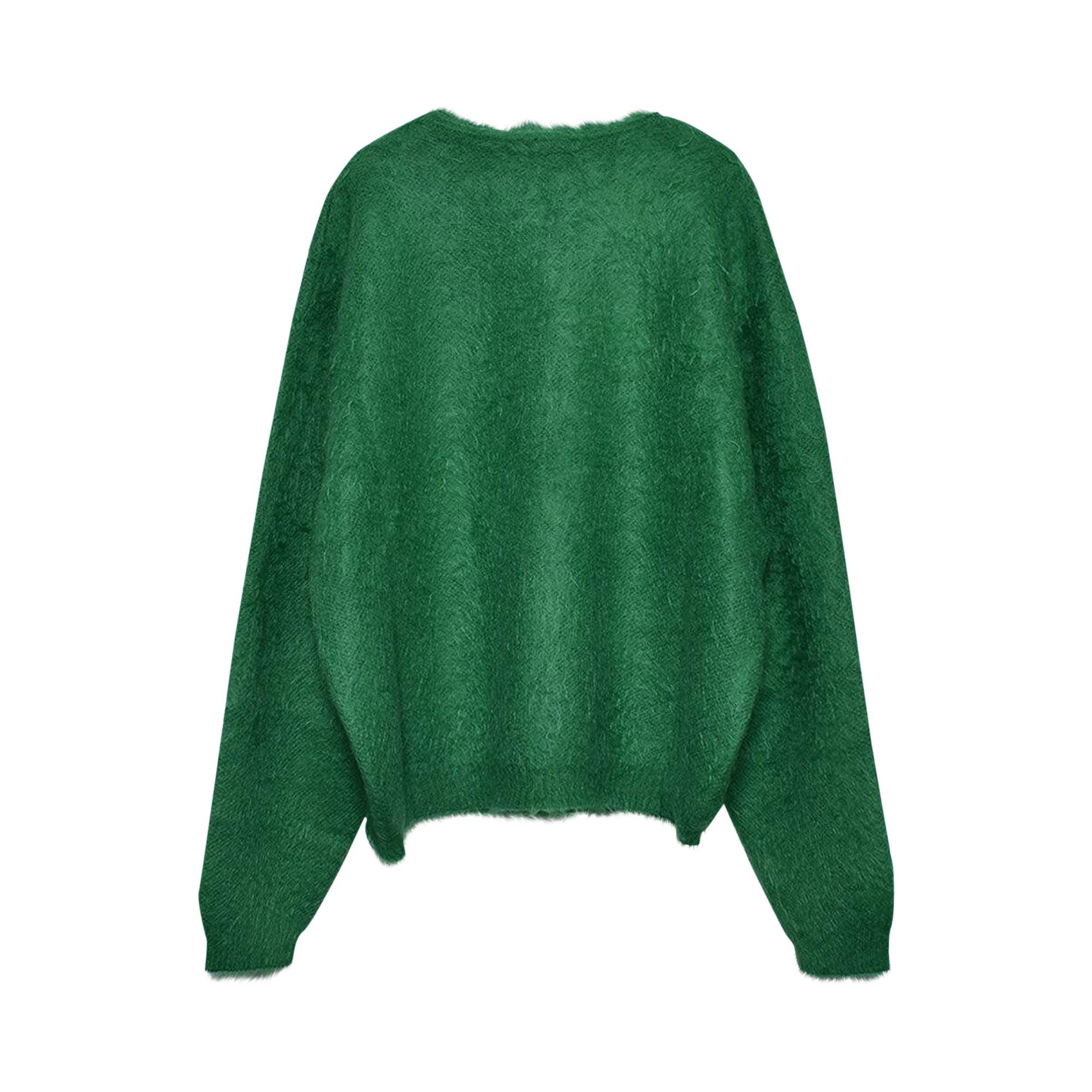 Saint Michael Mohair Cardigan 'Green' - 2