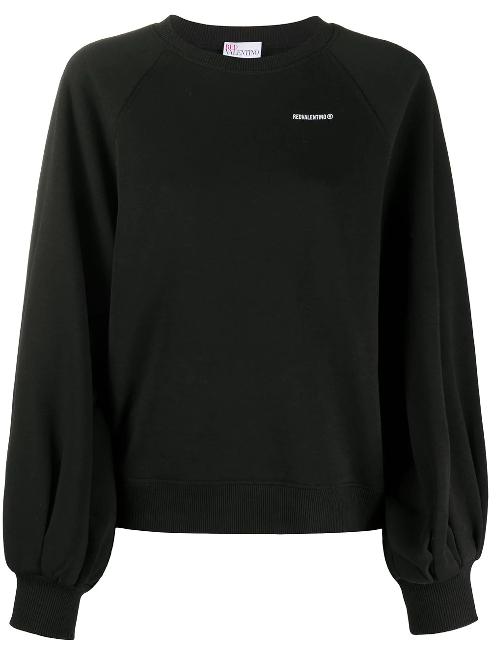 raglan-sleeves logo sweatshirt - 1