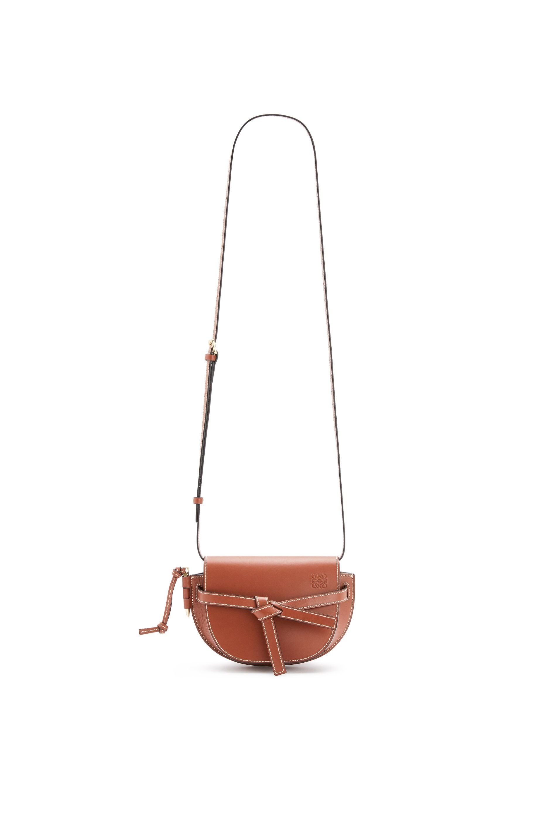 Mini Gate dual bag in natural calfskin - 6