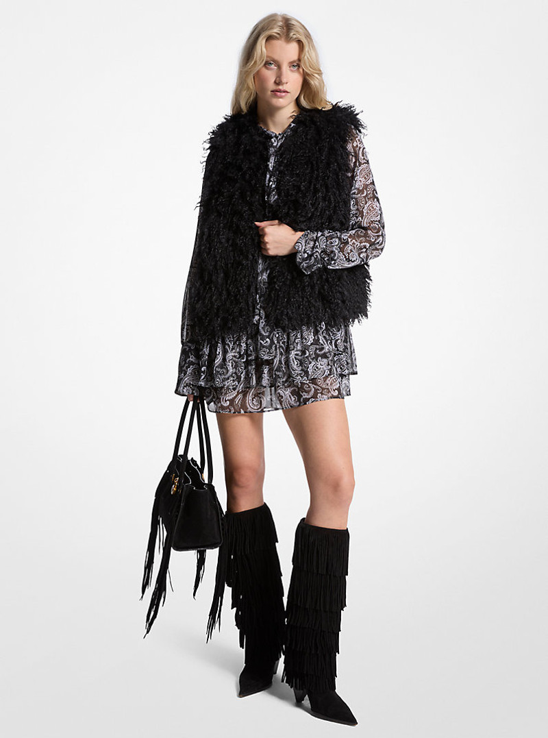 Faux Shearling Vest 1