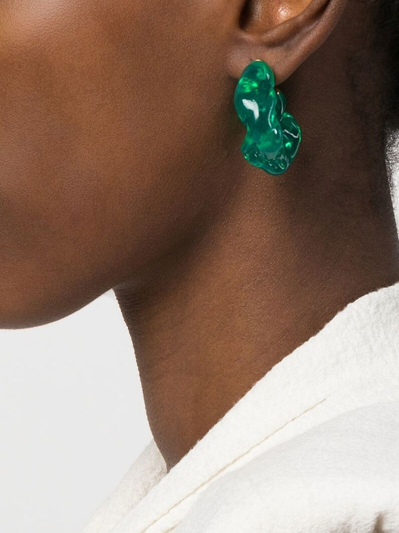 Completedworks Ruffle abstract hoop earrings outlook