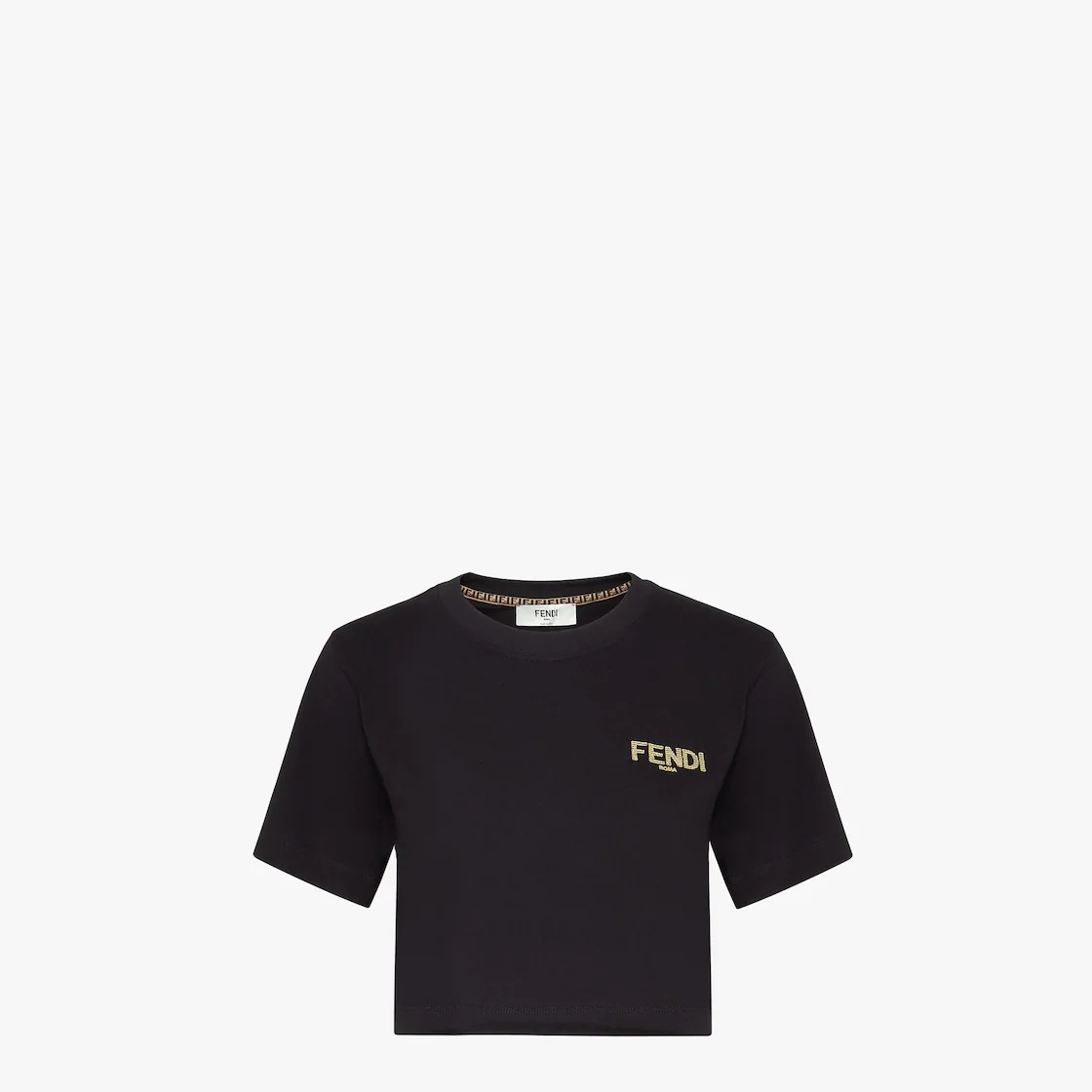 Black jersey T-shirt - 1