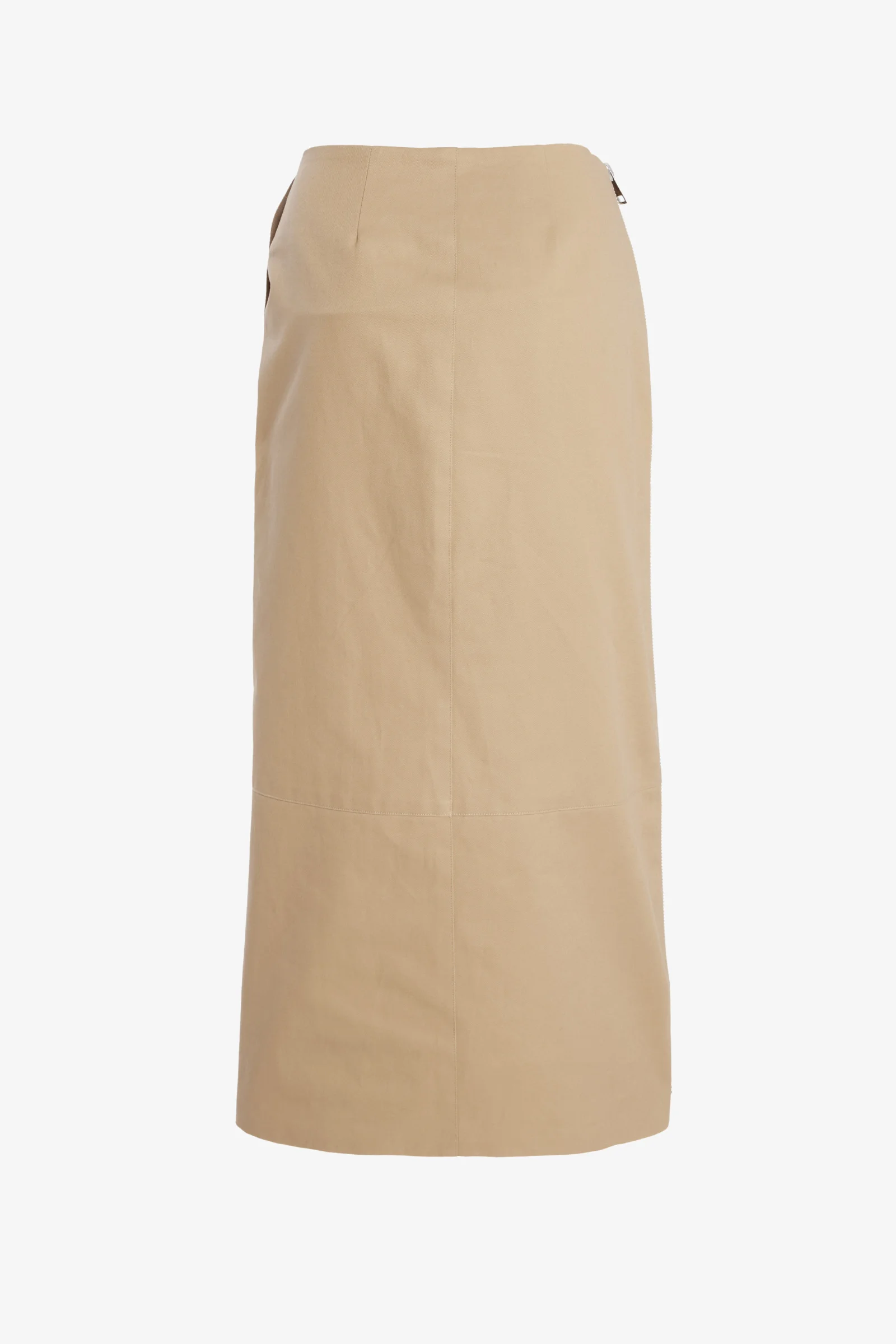 The Avery Skirt in Khaki - 1