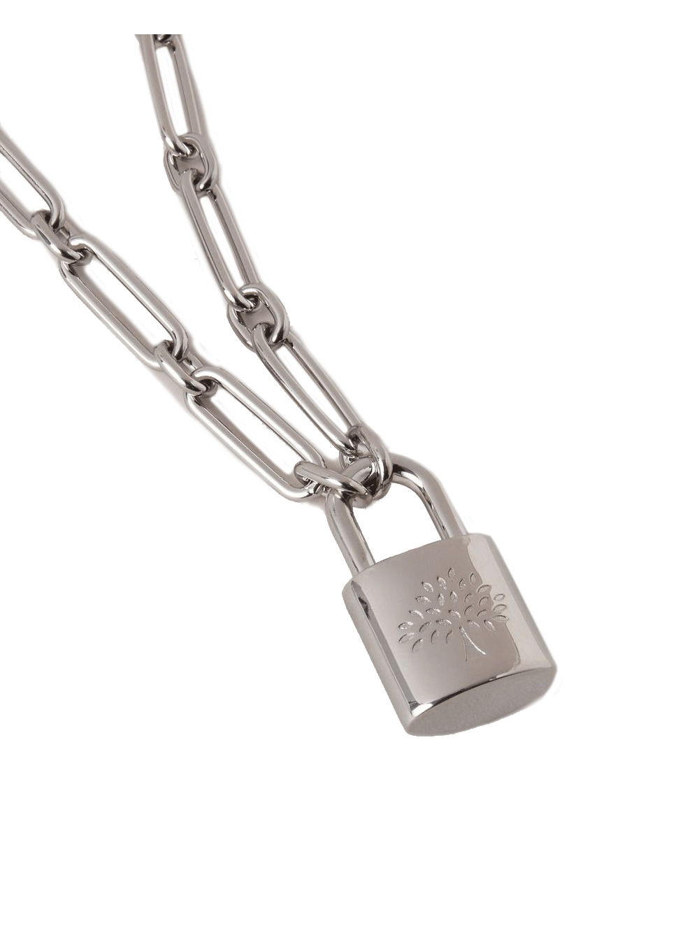 Padlock Necklace (Silver) - 2