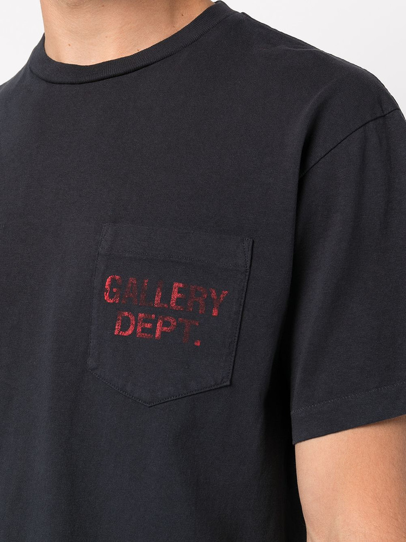 logo-print pocket T-shirt 5
