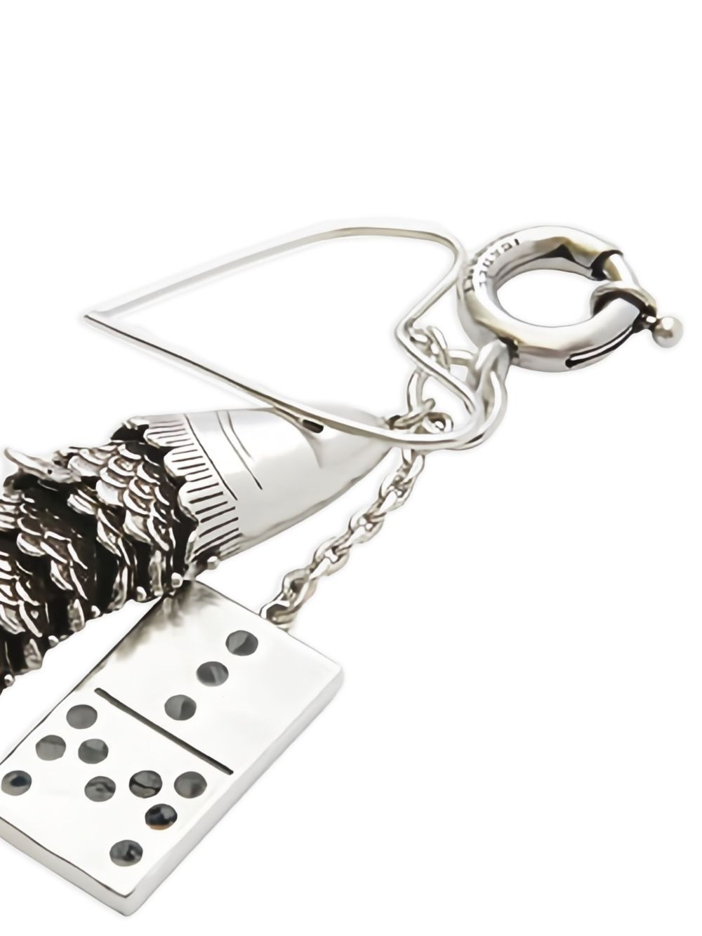 fish domino keyring - 2