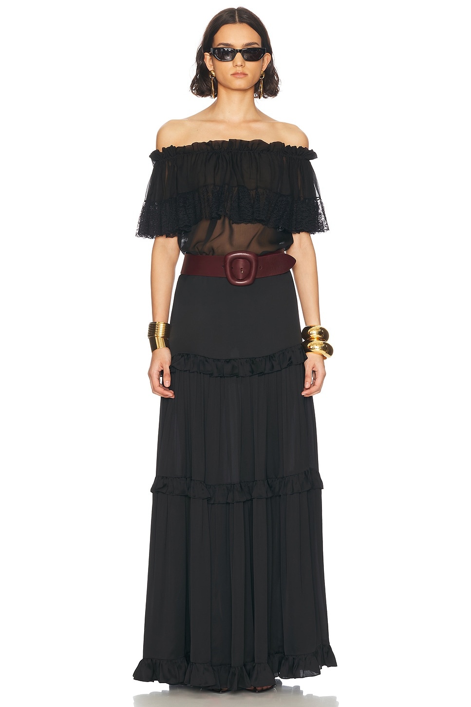Charmeuse Maxi Skirt - 5
