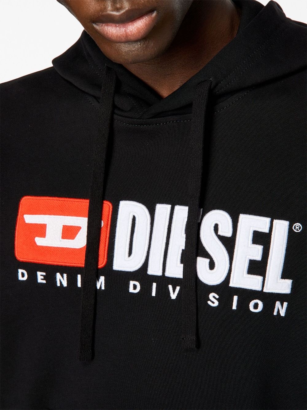 logo-patch cotton-blend hoodie - 5
