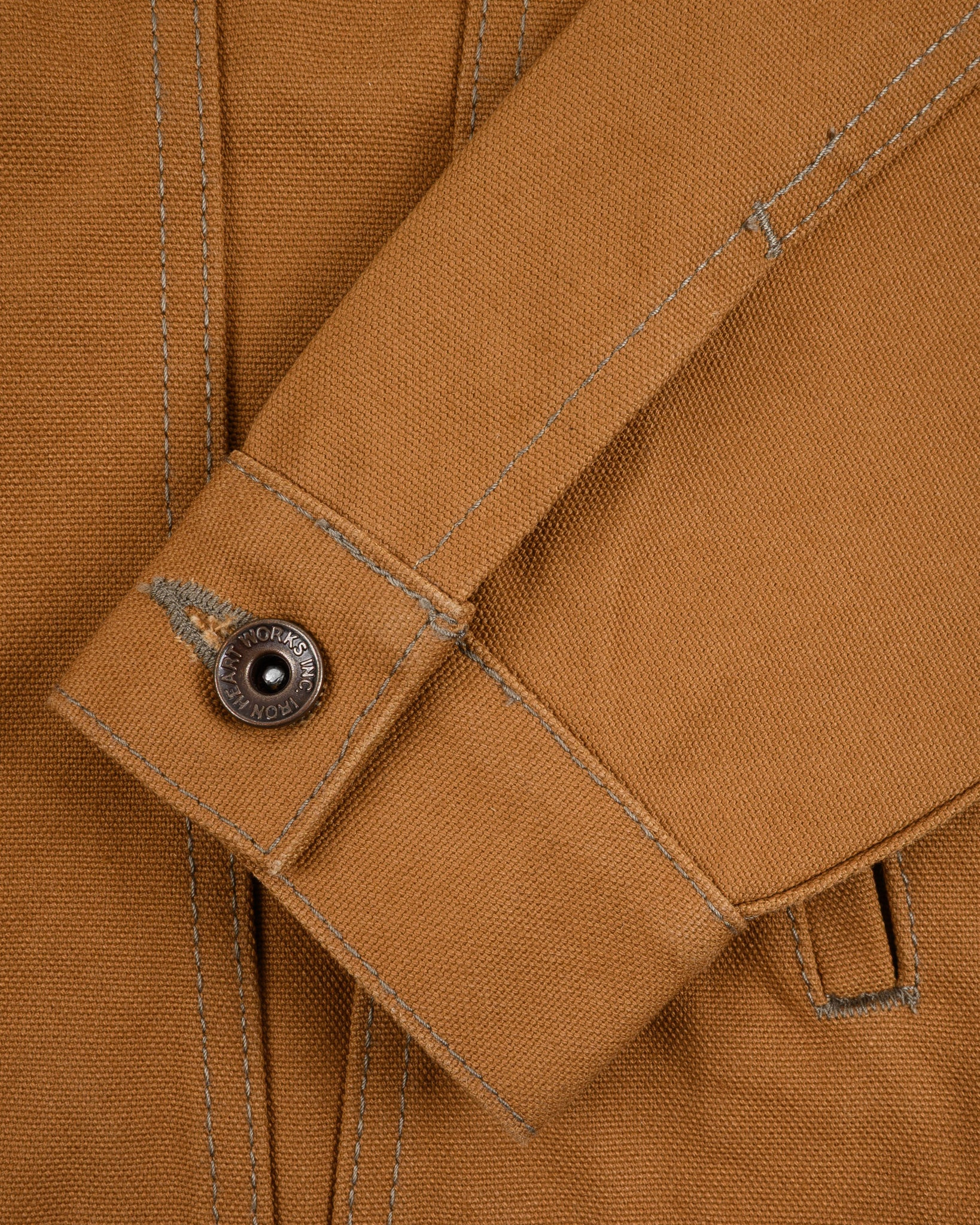 IH-2526J 17oz Duck Modified Type III Jacket -  Brown - 9