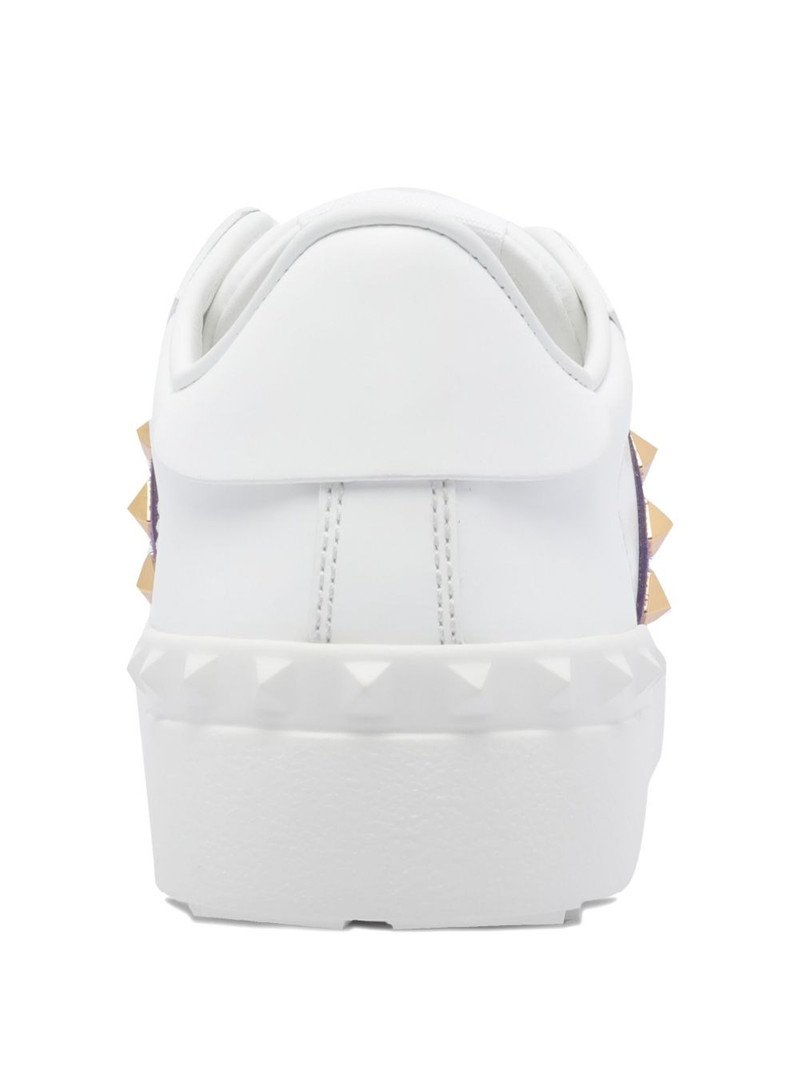 Rockstud Untitled suede-panel sneakers 3