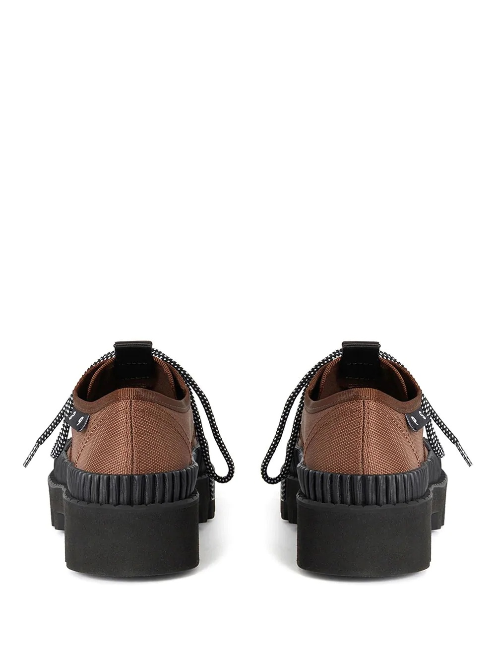 Lug sole lace-up shoes - 2