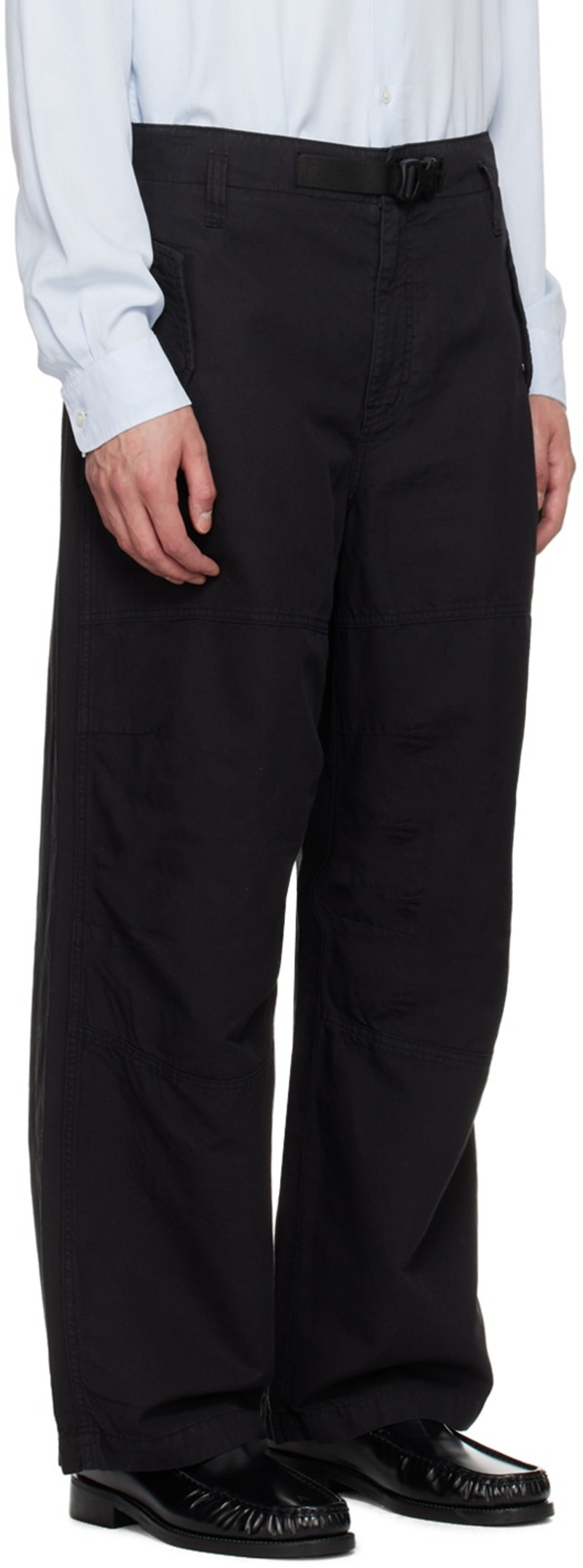 HOPE Black Gloom Cargo Pants outlook