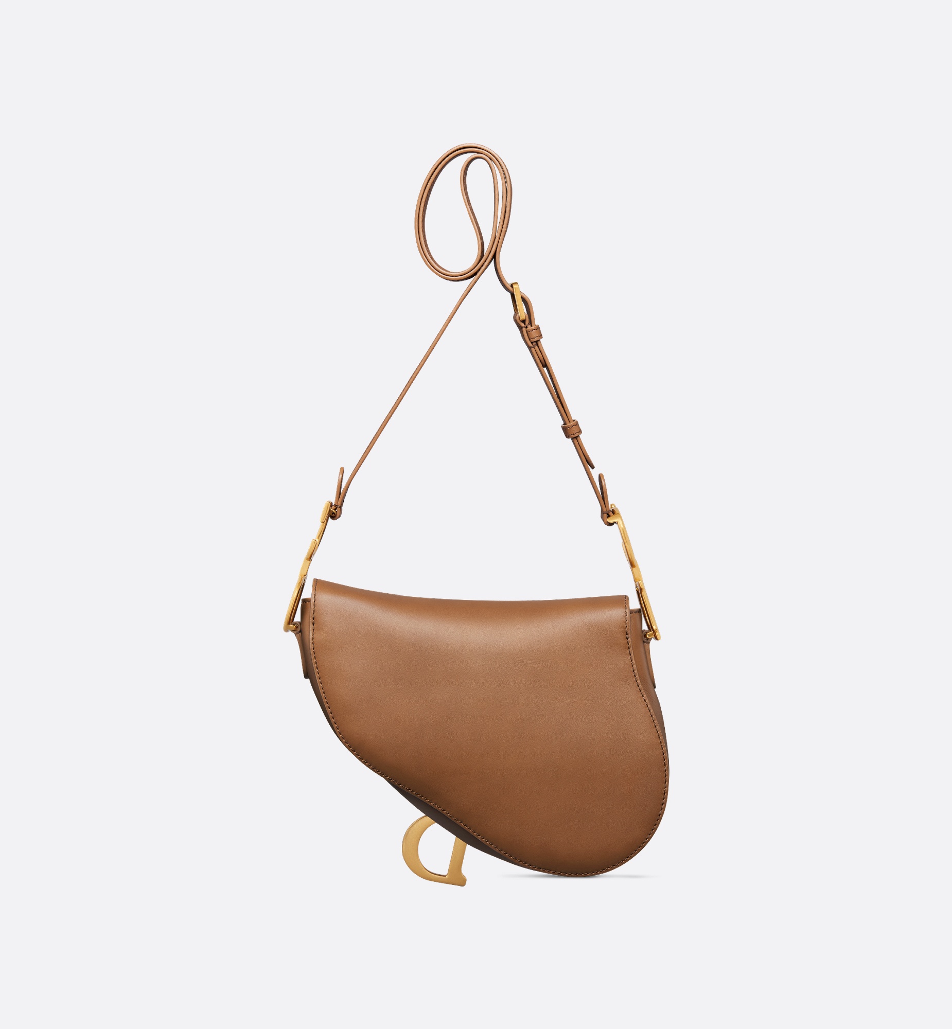Medium Soft Saddle Bag with Strap - 4