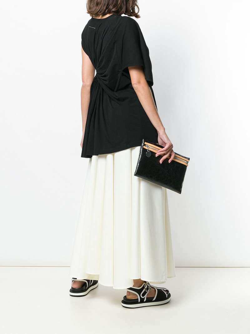 MM6 Maison Margiela textured clutch bag outlook