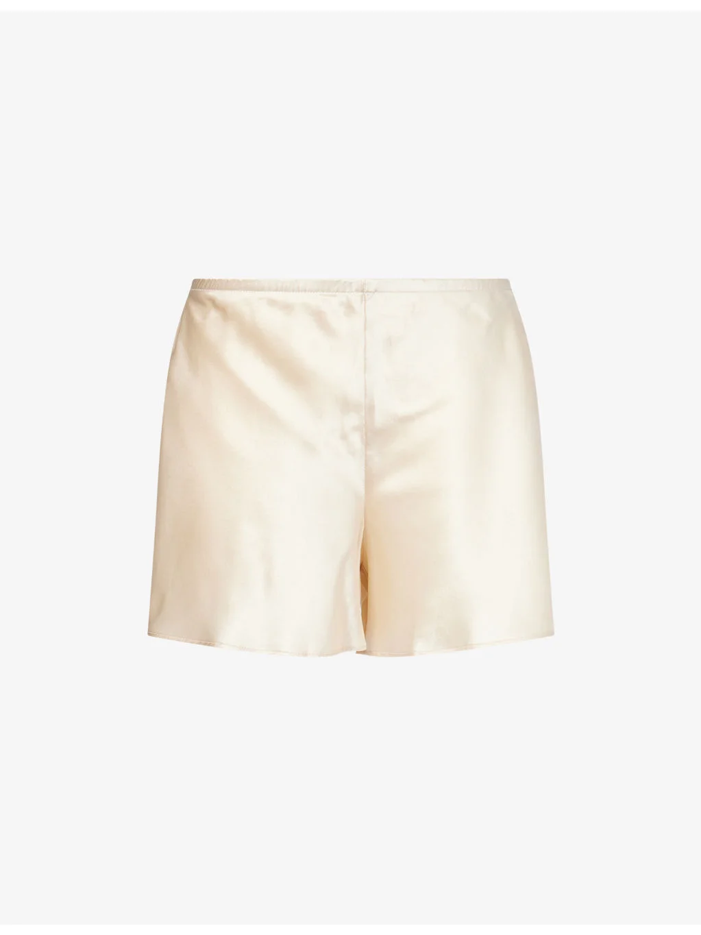 Gale Mid-Rise Silk Shorts - 1