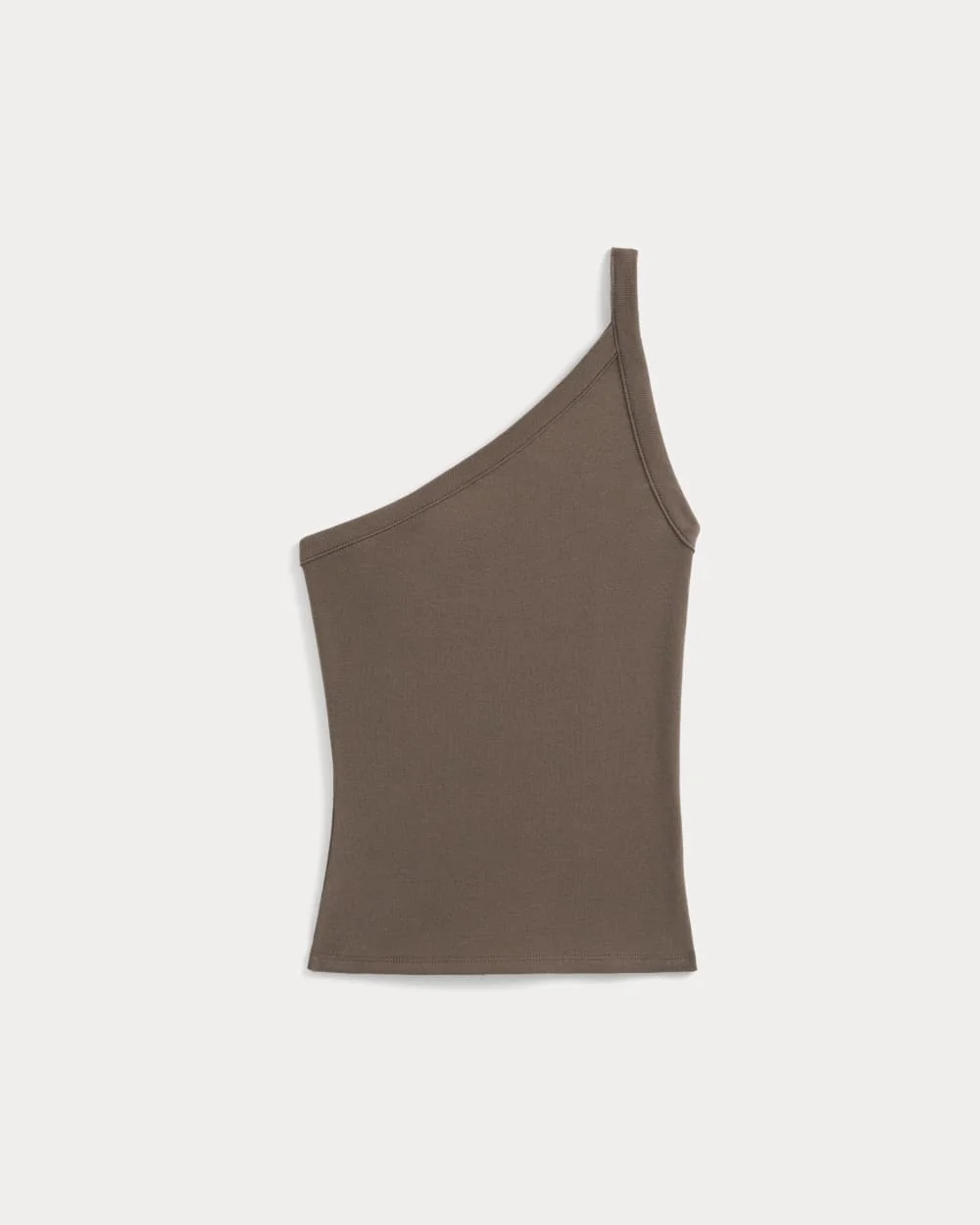 RETROSOFT COTTON ONE-SHOULDER TANK - 1