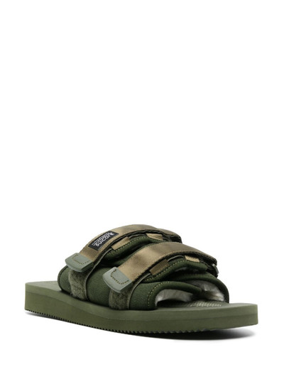 Suicoke logo-patch slip-on sandals outlook