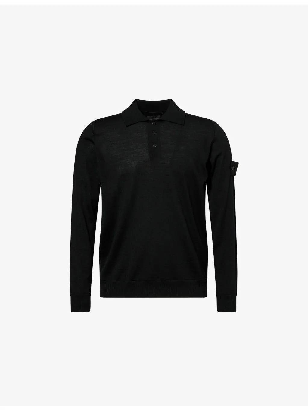 Ghost Compass-Badge Wool Jumper - 1