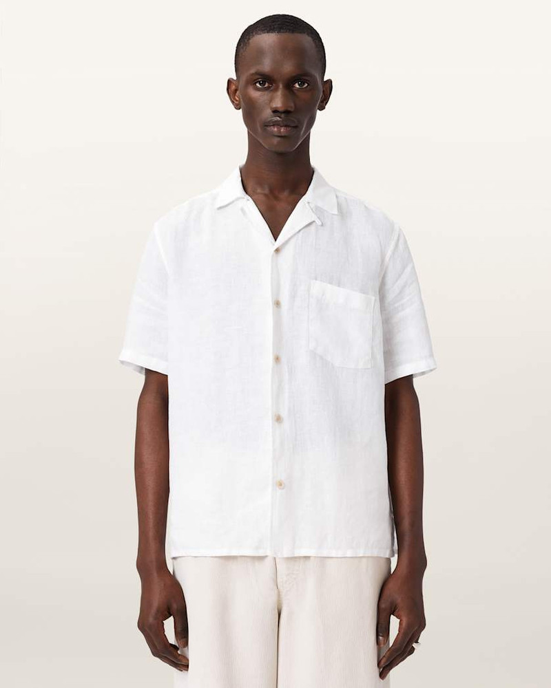 ALLSAINTS TRI EMBROIDERED LINEN SHIRT outlook