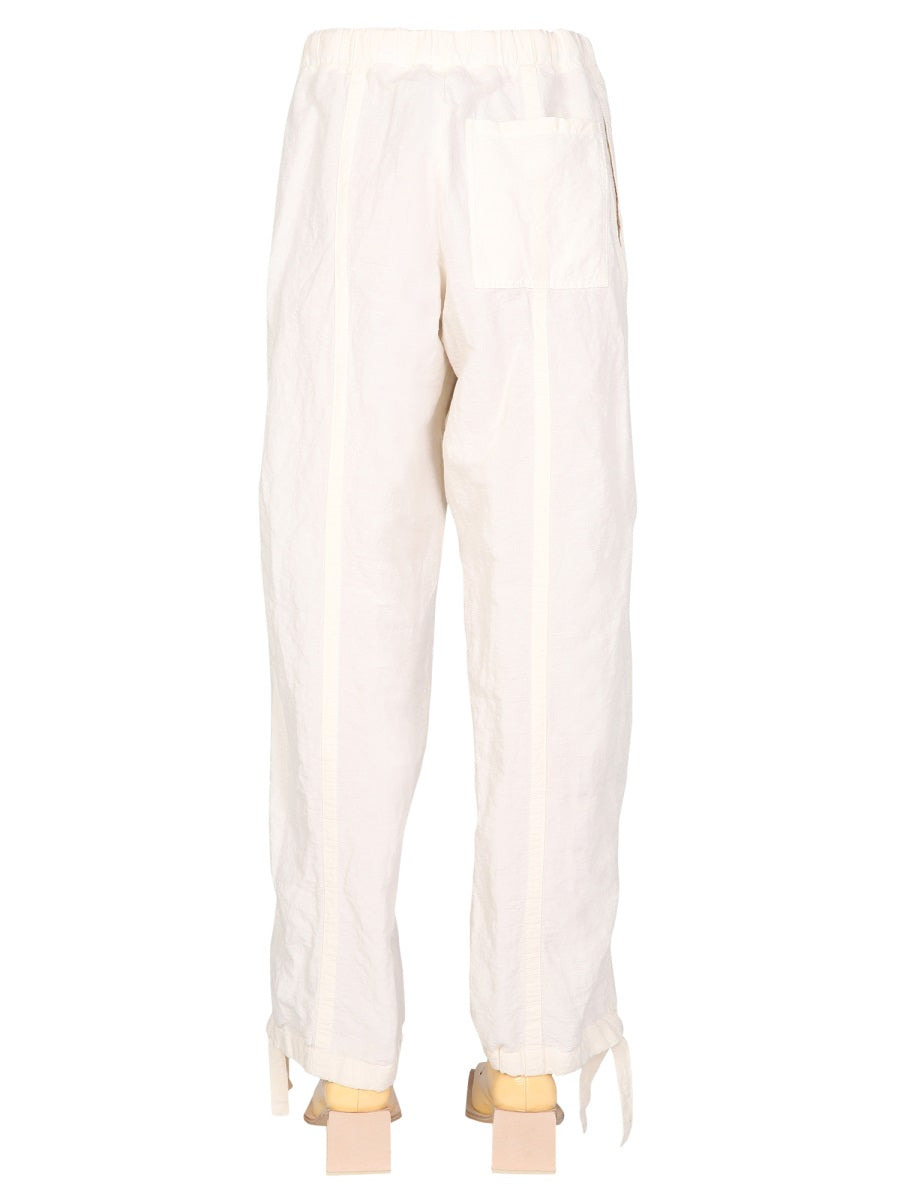 Jil Sander Women Trousers With Drawstring - 4