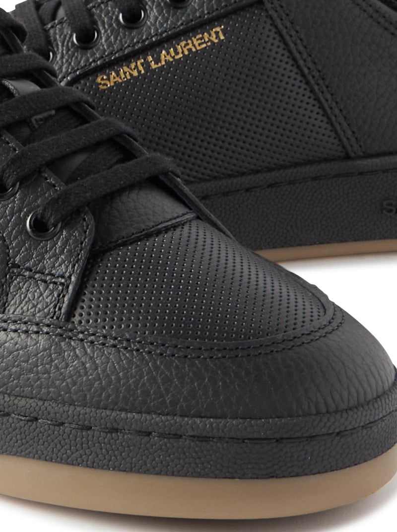 Saint Laurent Men Sl/61 Perforated Leather Sneakers - 6