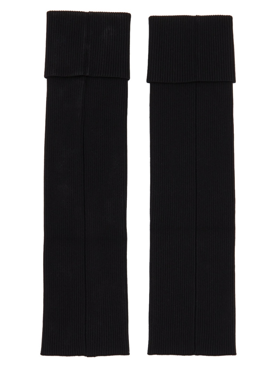 Black Legwarmer Socks - 2