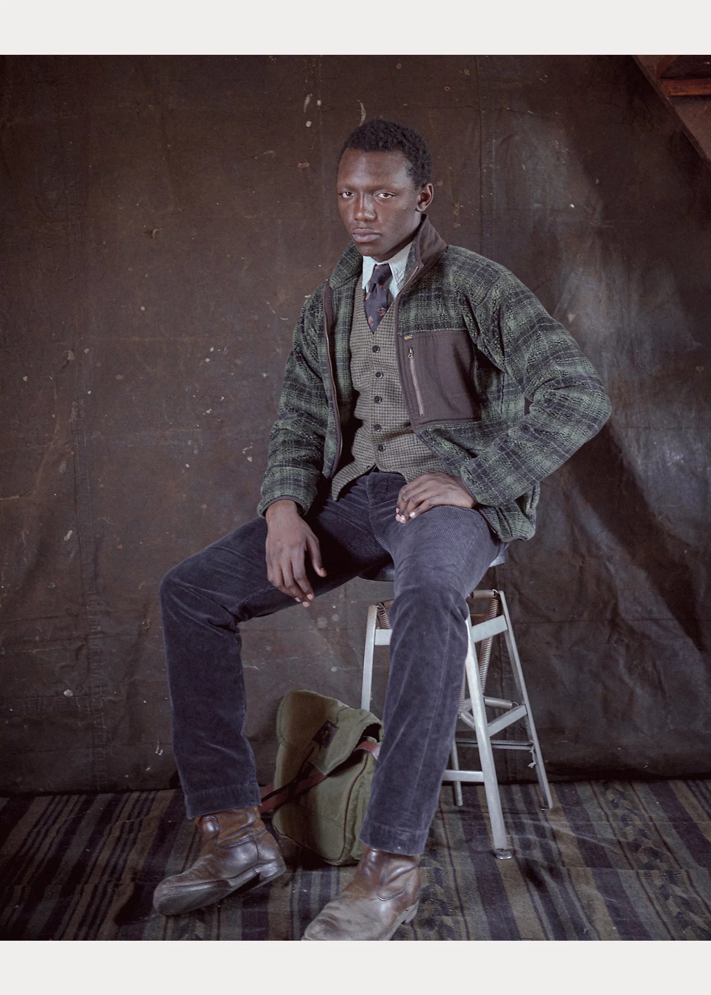 Plaid Fleece Jacket - 6