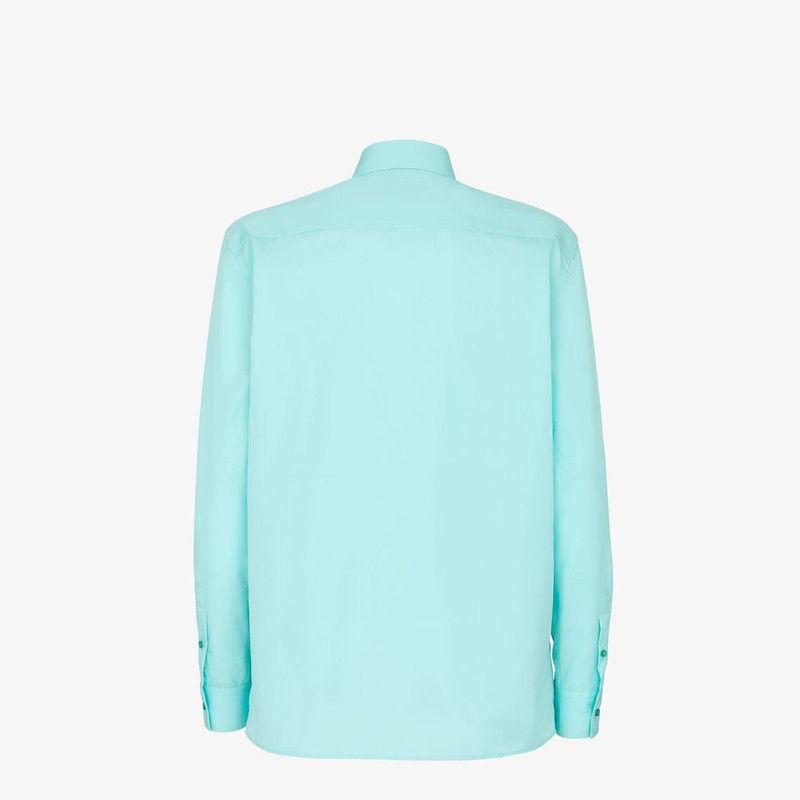 FENDI Light blue cotton shirt outlook