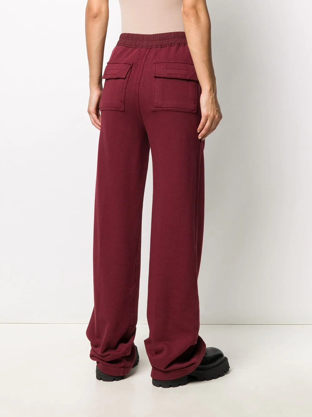 drawstring track pants - 4