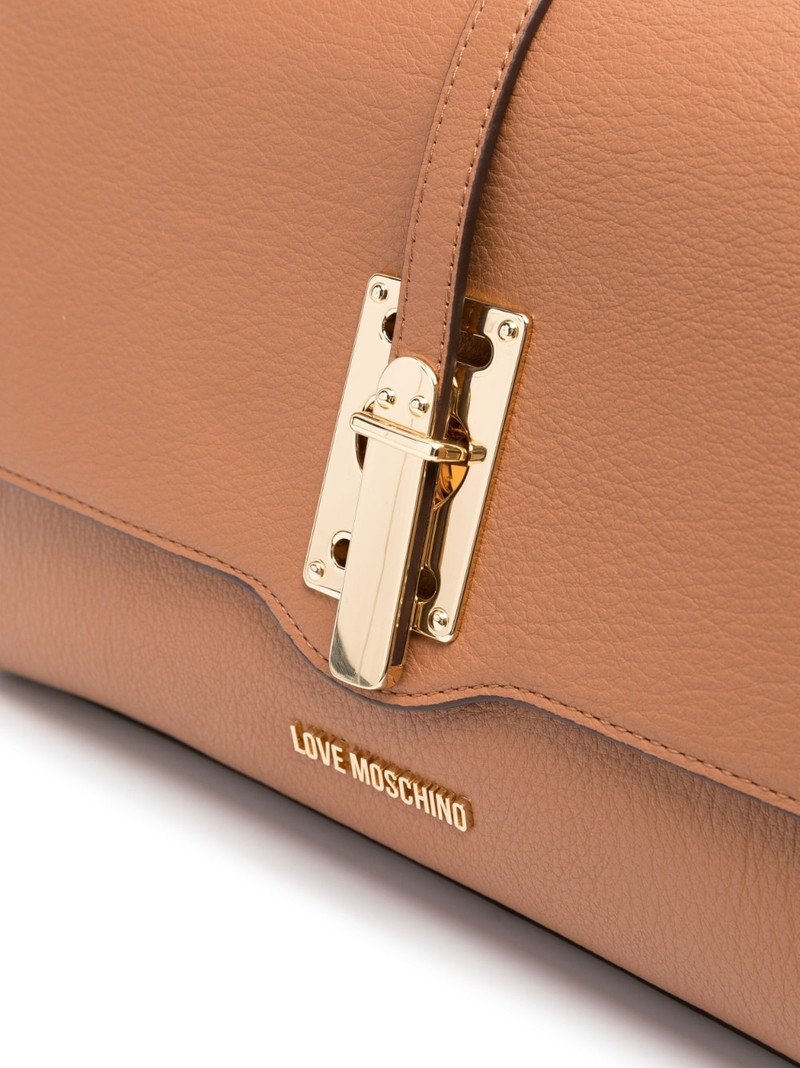 Love Heart Lock faux-leather shoulder bag 4