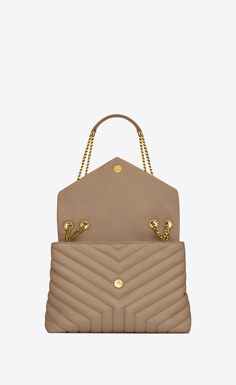 loulou medium chain bag in quilted "y" leather 5
