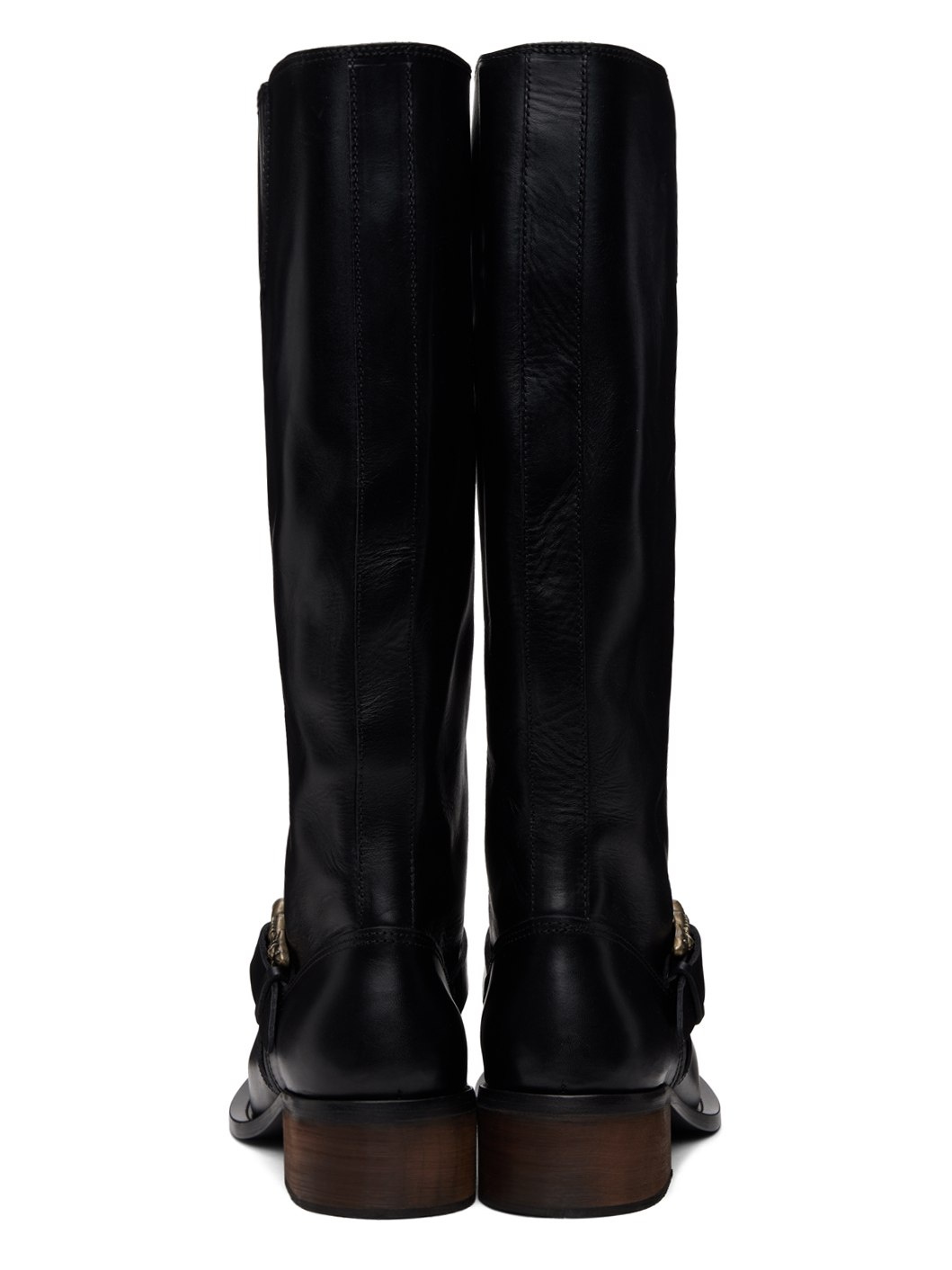 Black Motorcycle Boots - 2
