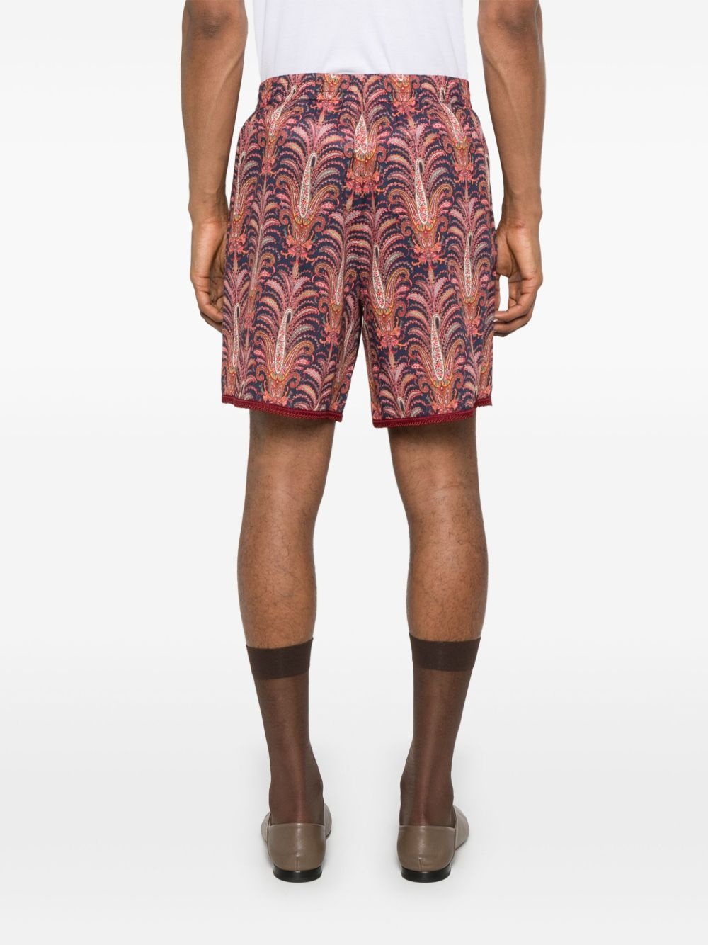 Voyage Imaginaire-print shorts - 4